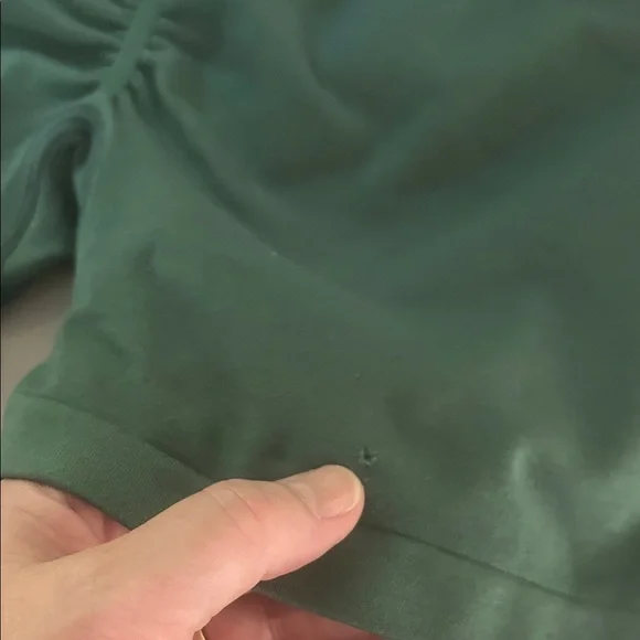 Alphalete Women's Green Bike Shorts - Picture 3 of 5